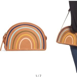 Madewell The Simple Half-Moon crossbody purse